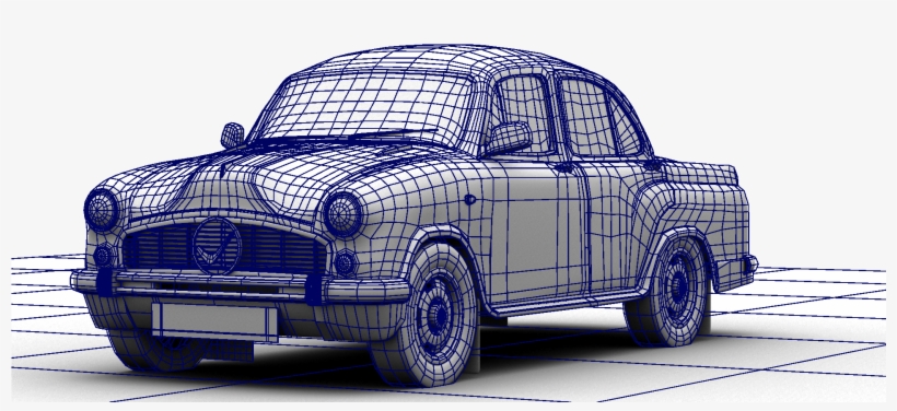 Occlusion1 Wire Frnt Occlusion1 Wire Back Occlusion1 - Hindustan Ambassador, transparent png