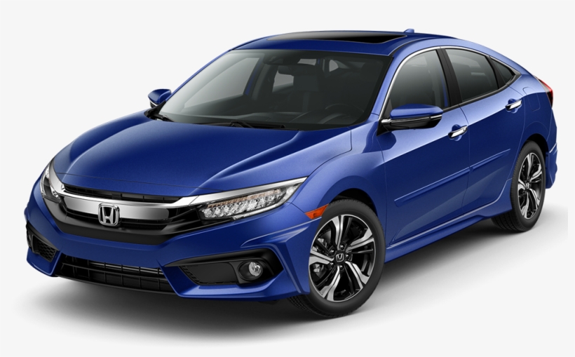 Civic Hatchback Civic Sedan - Honda Civic 2018 Blue, transparent png