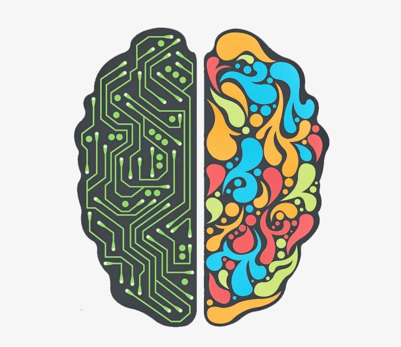 Use Both Sides Of Your Brain - Brain Technology Png, transparent png