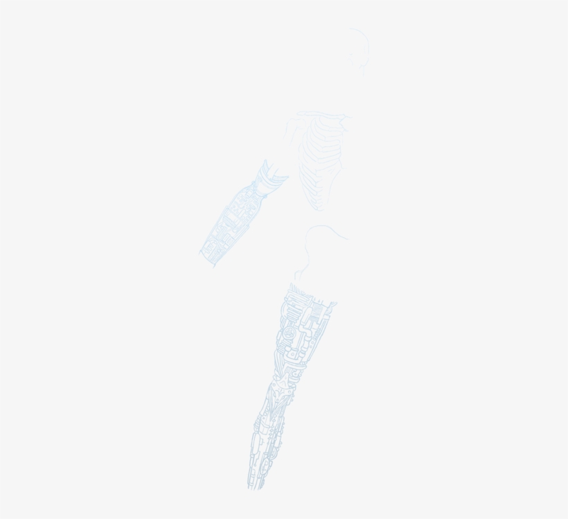 Auditory Brainstem Implant - Sketch, transparent png