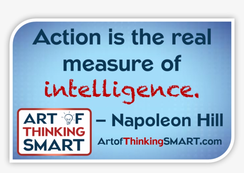 Napoleon Hill Action Quote - Motivation, transparent png