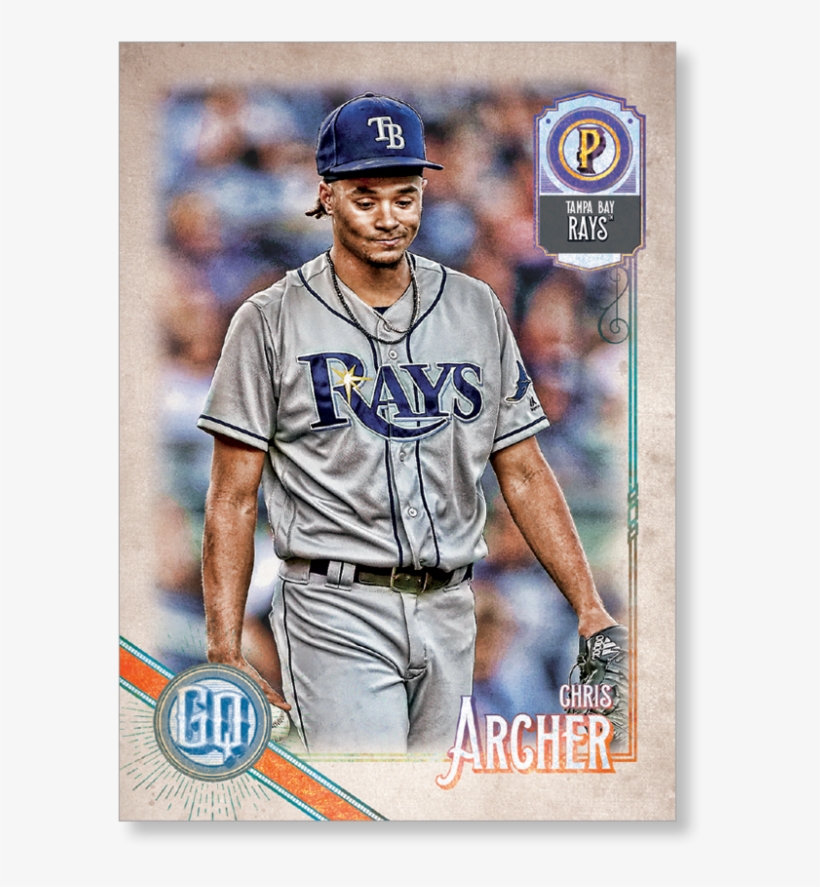 Chris Archer 2018 Topps Gypsy Queen, transparent png