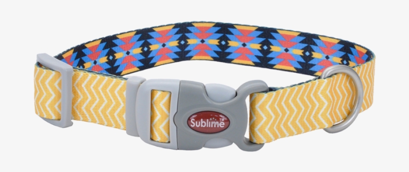 Coastal Pet Products Yellow Chevron Aztec Sublime Adjustable - Coastal Pet Products Sublime 1.5 Adjustable Dog Collar-yellow, transparent png