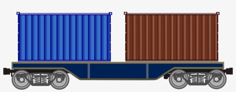 Railroad Car Rail Transport Train Goods Wagon - Wagons Png, transparent png