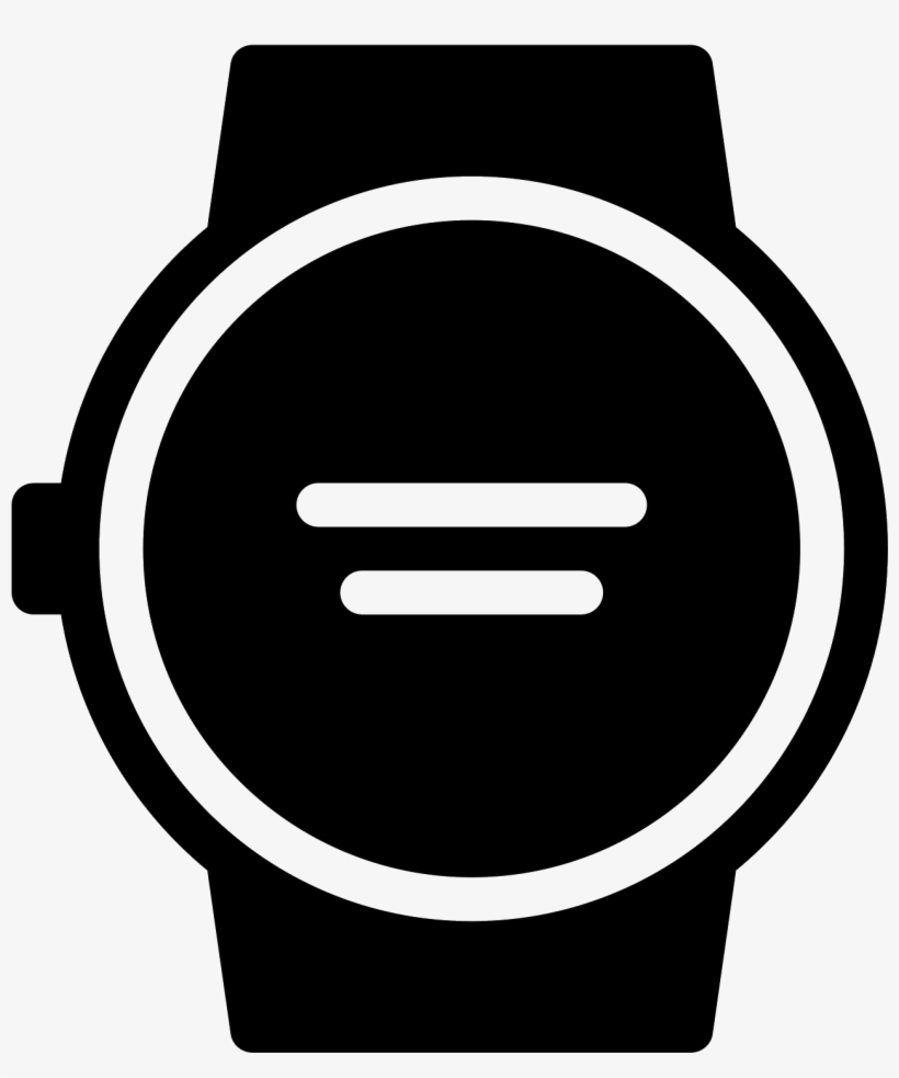 Watches Back View Filled Icon - Icon, transparent png
