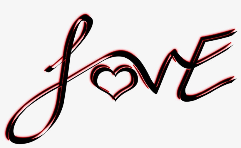 Love Text Png Transparent Images - Love Writing Png, transparent png