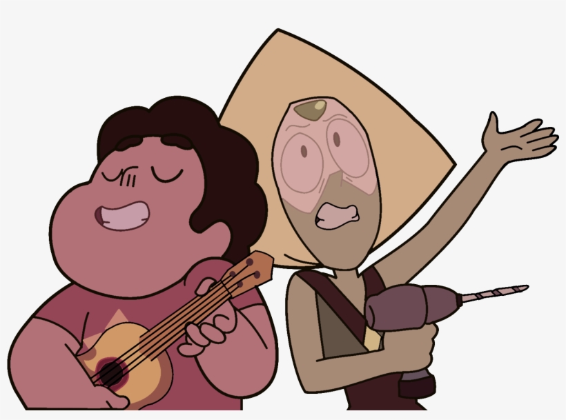 Peace And Love On The Planet Earth - Steven Universe And Peridot Png, transparent png
