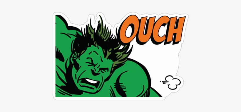 Ouch Hulk - Hulk, transparent png
