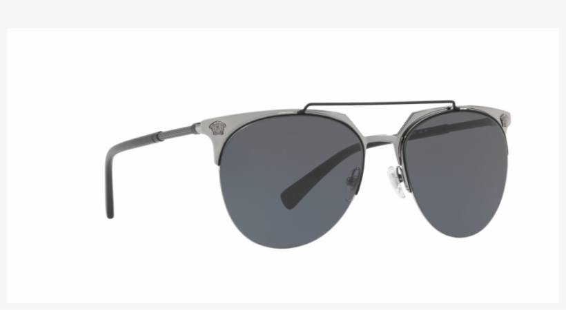 Due - Versace Glasses With Model, transparent png