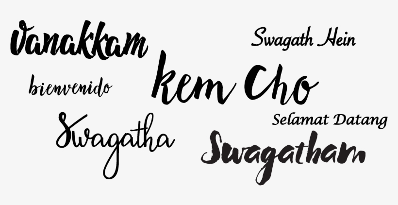 Welcome7languages Copy Languages Grahic Wide - Language, transparent png