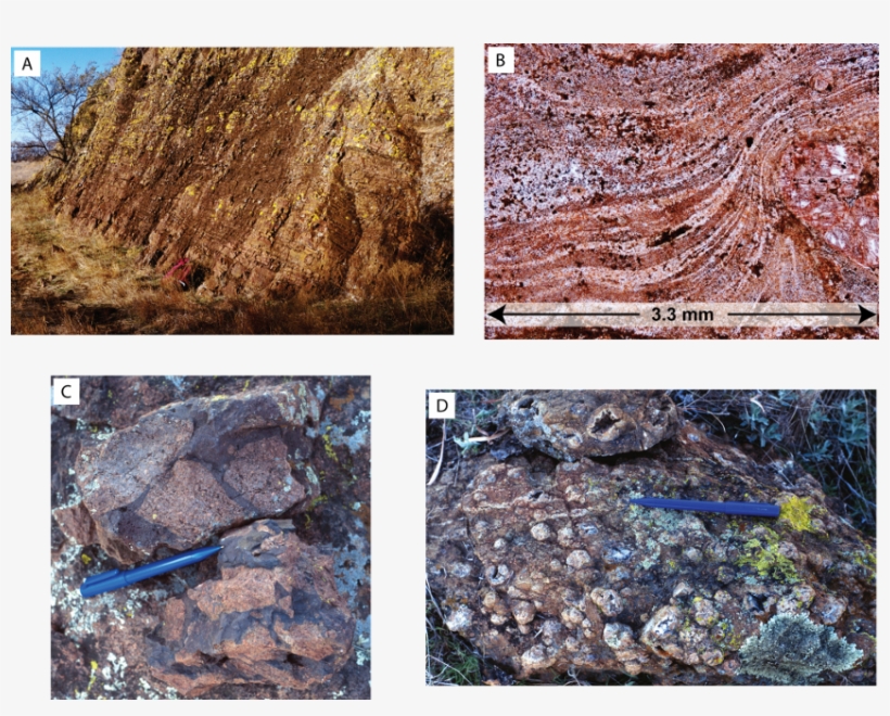 Laterally Persistent Flow Banding Near Base Of Lava - Igneous Rock, transparent png