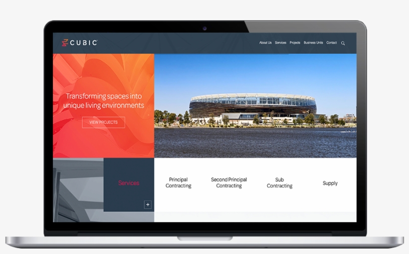 Cubic Group Drupal Website - Website, transparent png