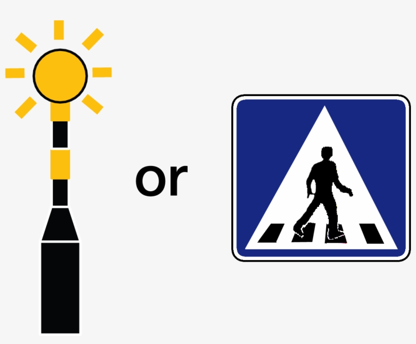 Drawing Of Alternative Zebra Crossing Indicators In - Zebra Crossing Images Drawing, transparent png