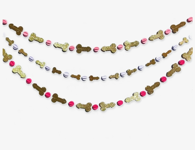Penis Party Garland Banner, 5' Bachelorette Party & - Bachelorette Party, transparent png