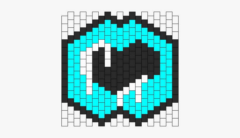 Dripping Herat Mask Bead Pattern - Steven Universe Kandi Mask, transparent png