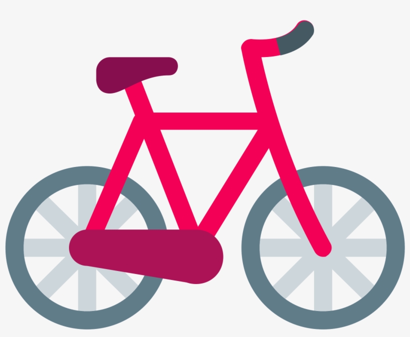 This Is A Black And White Outline Of A Bicycle - Bicicleta Icono Png, transparent png
