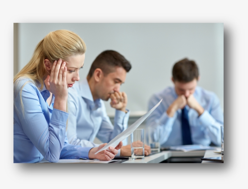 Stressed Business People Stressed Over Satisfaction - Administrative Problems, transparent png