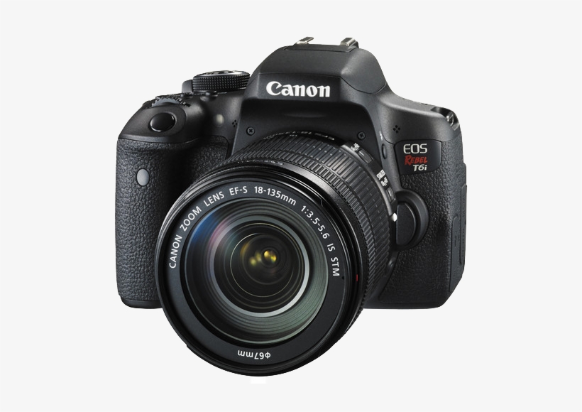 Media Lab Rebel Dslr Camera Kit - Canon Eos Rebel T6i 18 135mm Is Stm, transparent png
