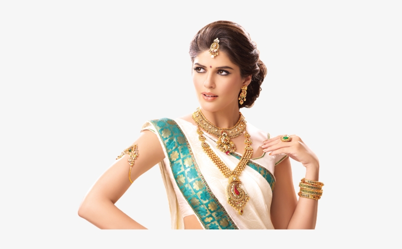 Online Jewellery Shopping Store India - Girl With Jewellery Png, transparent png