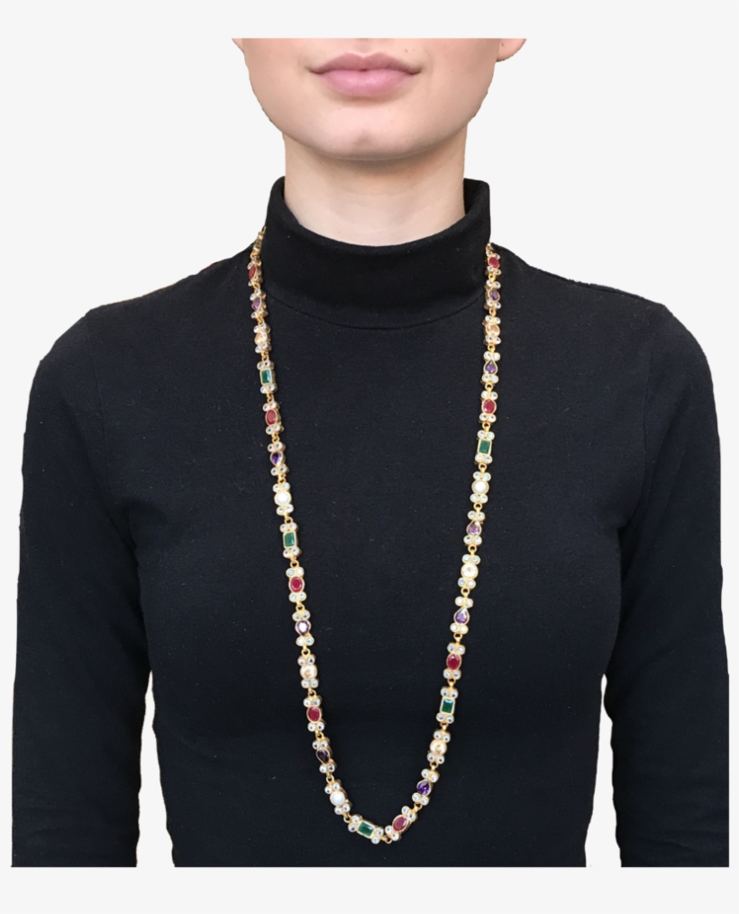 Multi Stone Necklace, transparent png