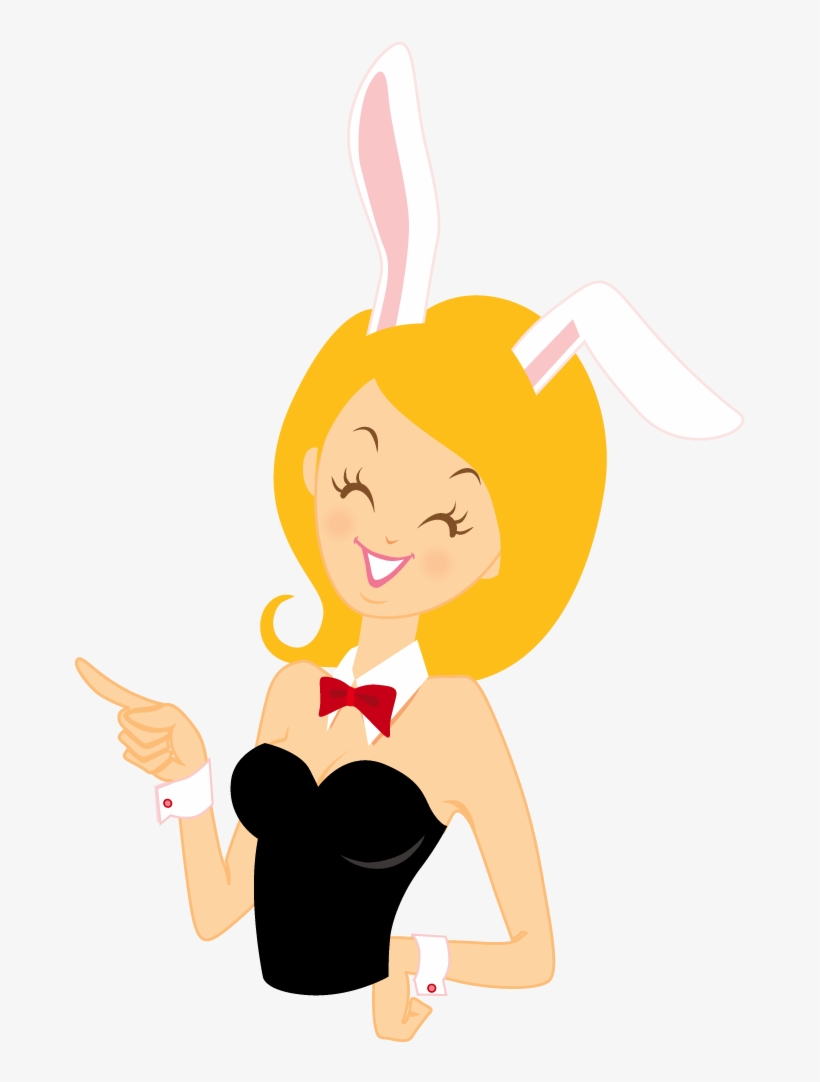 Girl Bunny Finger Icon - Icon, transparent png