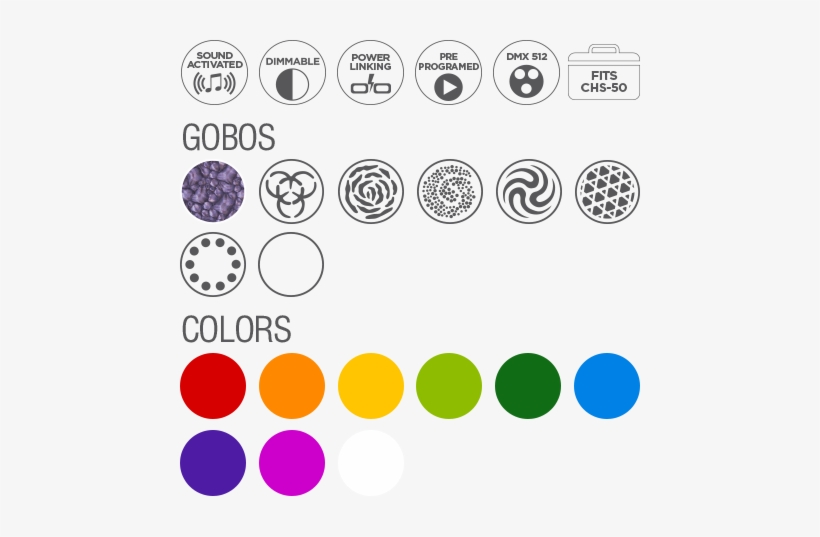 A Rotating 3-facet Prism Splits The Beam For Maximum - Chauvet Intimidator 455z, transparent png