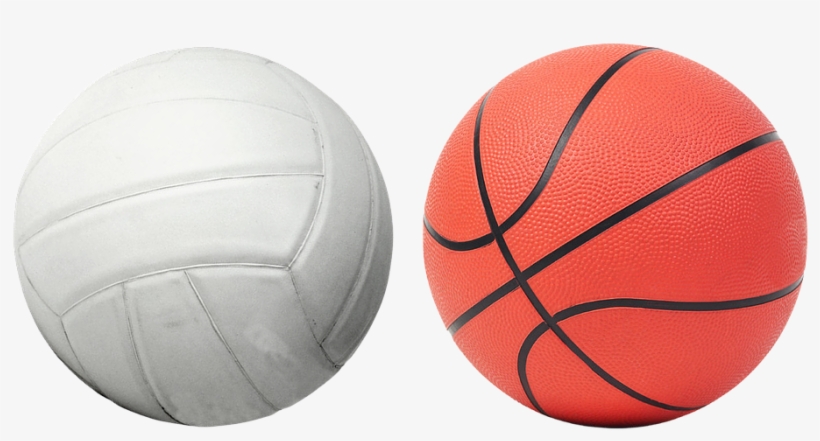 Volleyball, Basketball, Ball, Game, Basket, Net, Sports - Volleyball Ball And Basketball Ball, transparent png