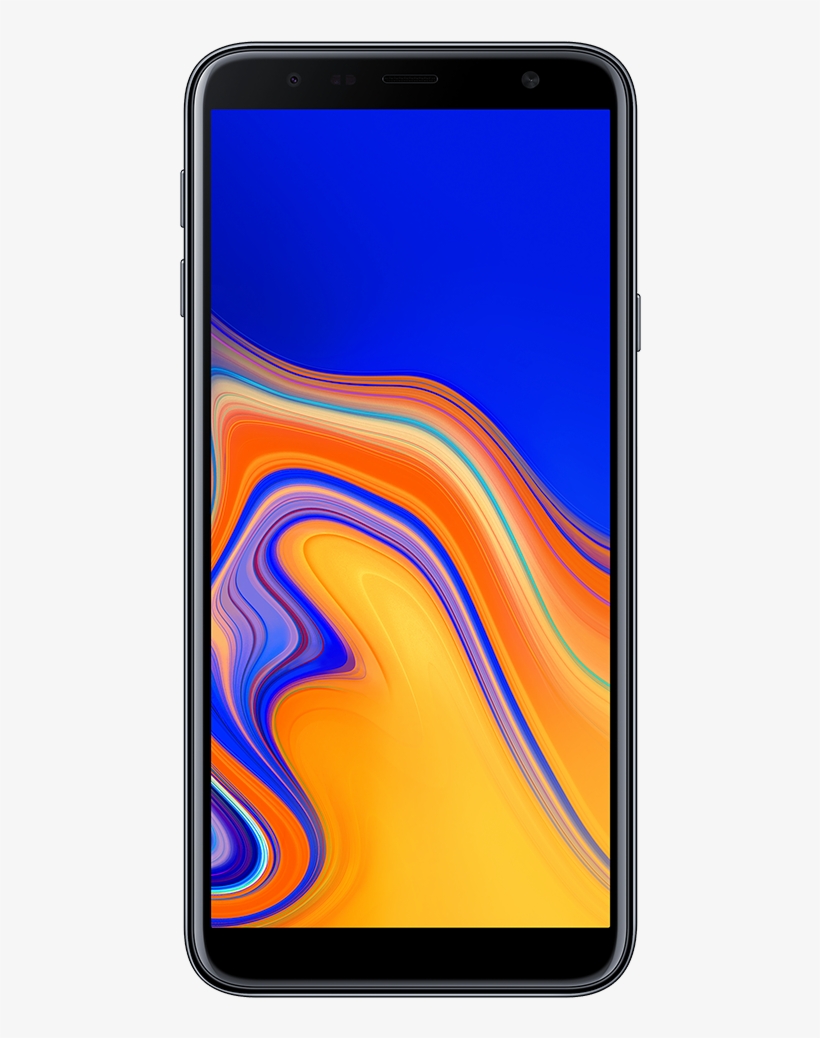 Samsung Galaxy J4+ In Black, transparent png