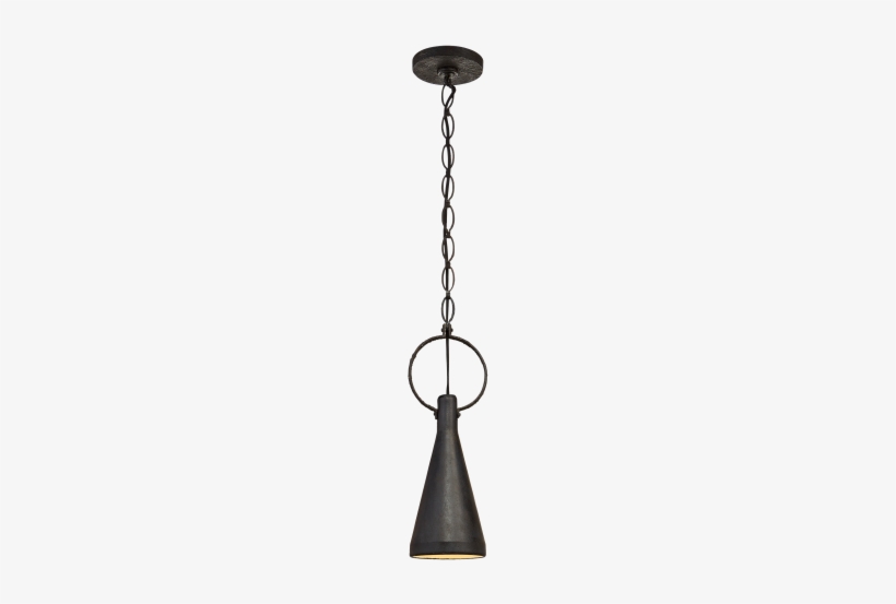 Limoges Small Pendant In Natural Rust With Aged Iron - Pendant Light, transparent png