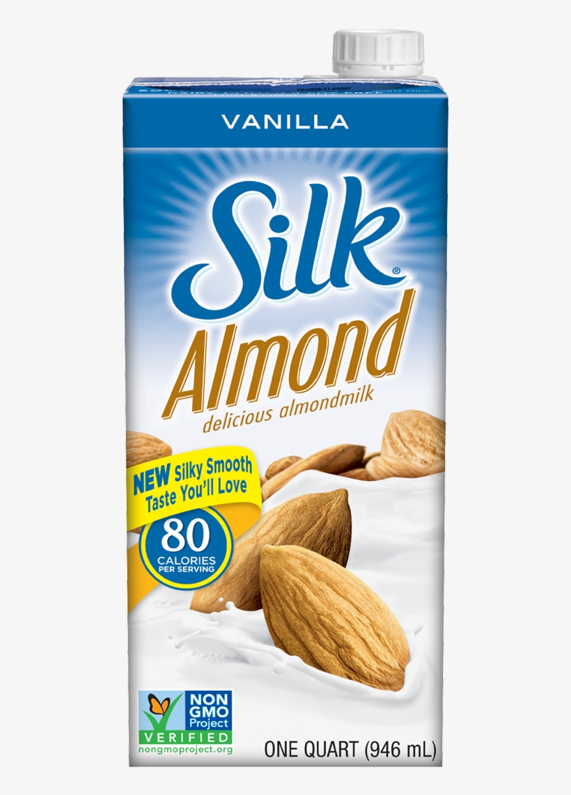Image - Silk Almond Milk Vanilla, transparent png