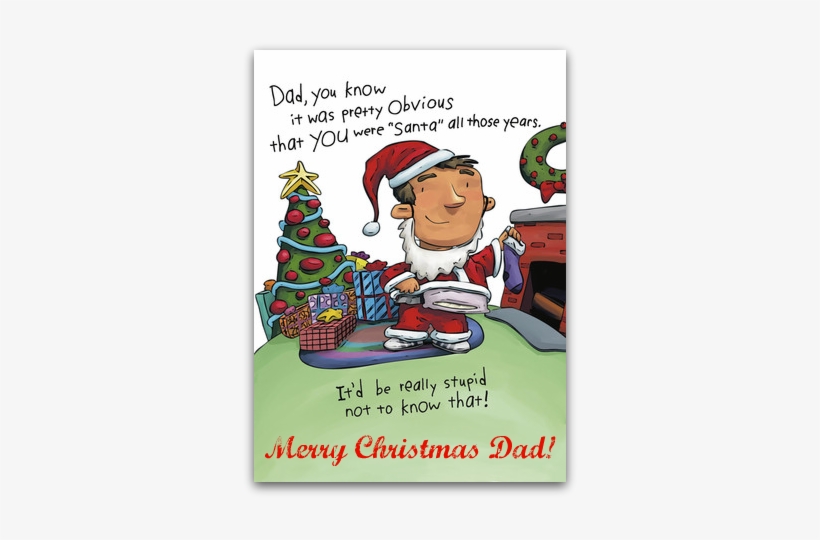 Funny Father Christmas Cards - Funny Christmas Messages For Cards, transparent png