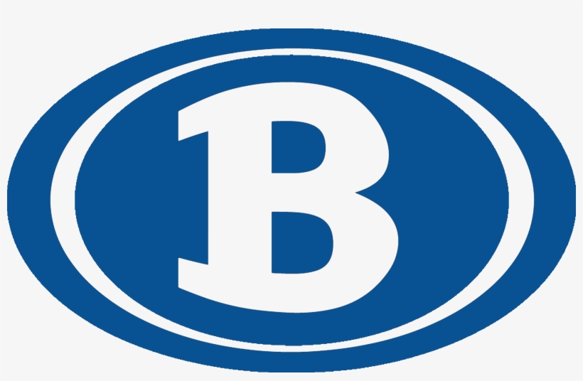 Oval B Logo One Color Blue - Brownsboro, transparent png