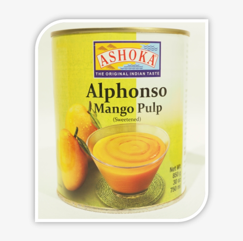 Alphonso Mango Pulp Ashoka 850g - Ashoka, transparent png