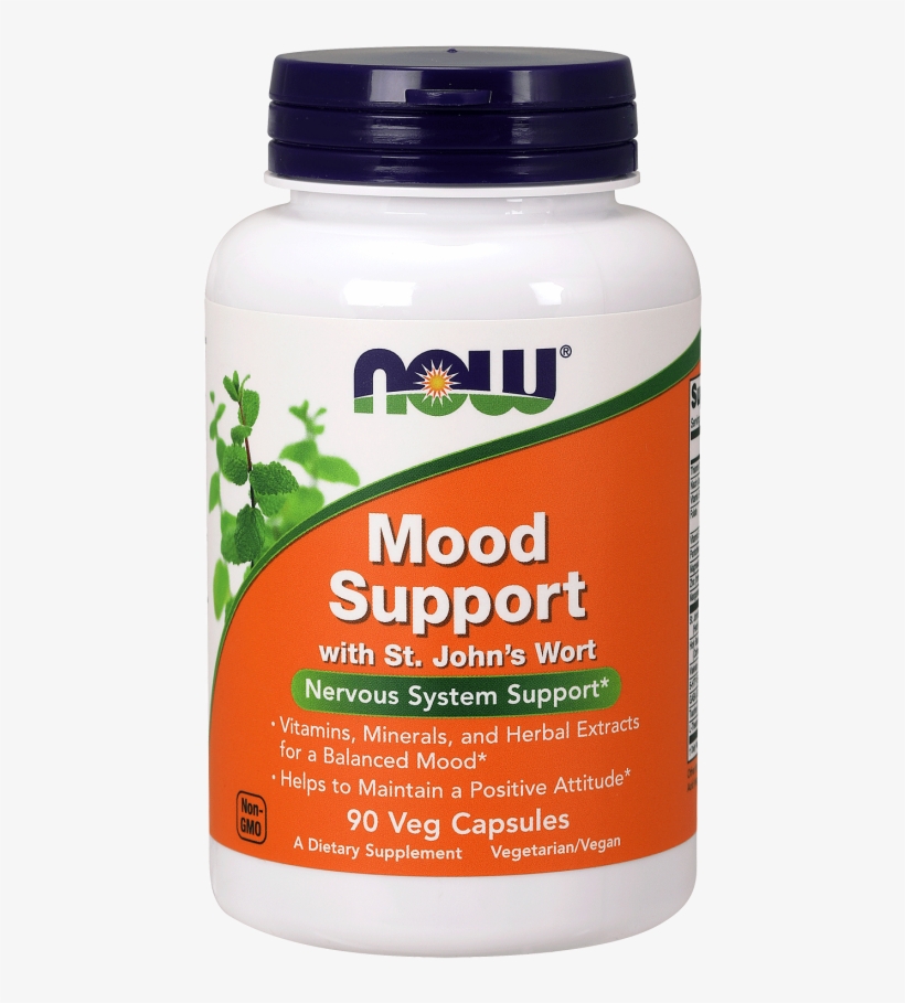 90 Veg Capsules - Now Foods Mood Support With St. Johns Wort 90 Veg Caps, transparent png