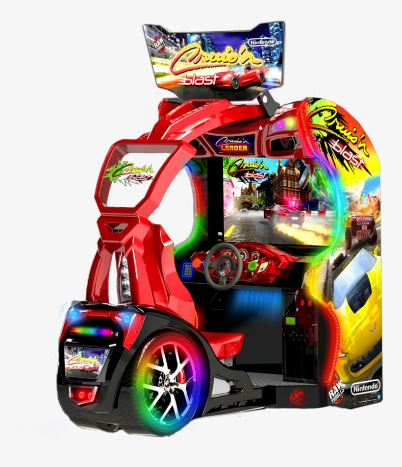Cruis N Blast Raw Thrills, transparent png