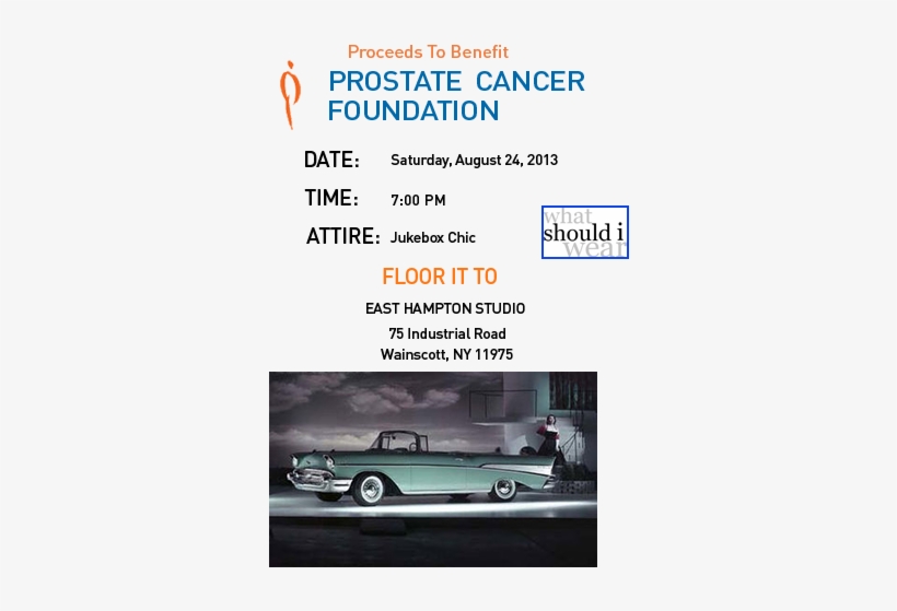 "blast From The Past" T0 Benefit Prostate Cancer On - 1957 Chevy Bel Air, transparent png