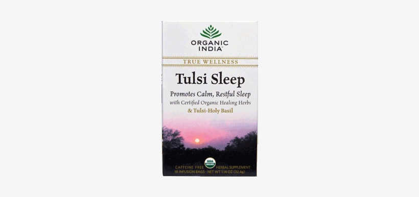 Organic India Tulsi Sleep - Organic India - True Wellness Tulsi Sleep Tea - 18, transparent png