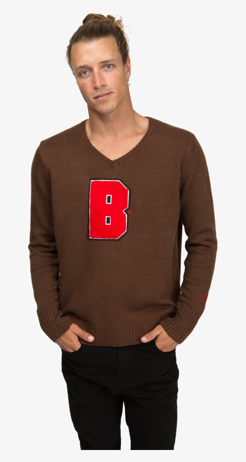 Brown University Men's V-neck Sweater - Portable Network Graphics, transparent png