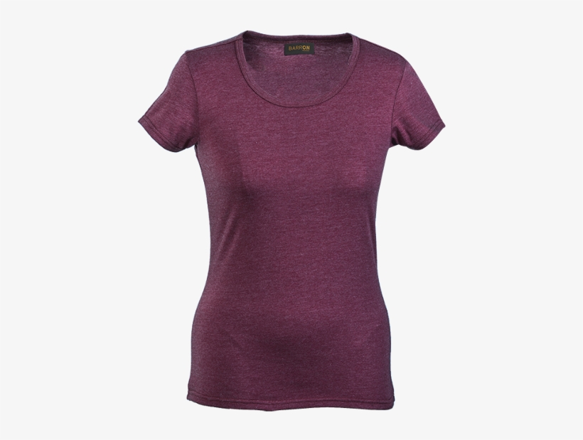 Ladies Melange Crew Neck T-shirt - Plaasmeisie Hemp, transparent png