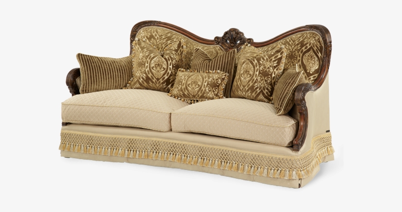 Chateau Beauvais Option 1 Wood Trim Sofa - Michael Amini Sofas, transparent png