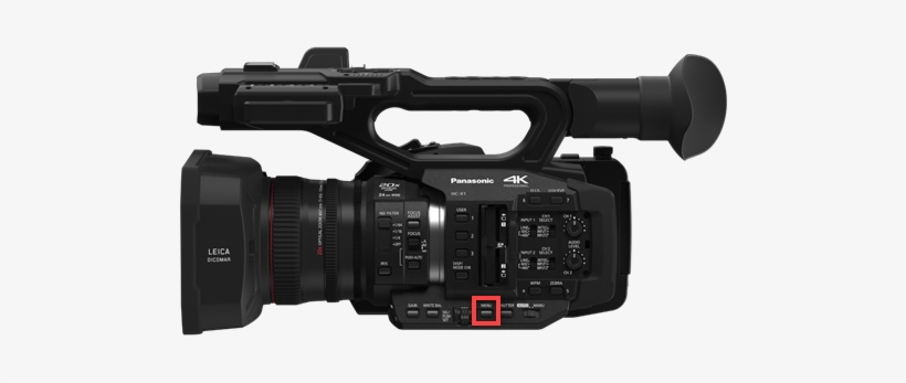 Image - Panasonic Hc-x1 4k Ultra Hd Professional Camcorder, transparent png