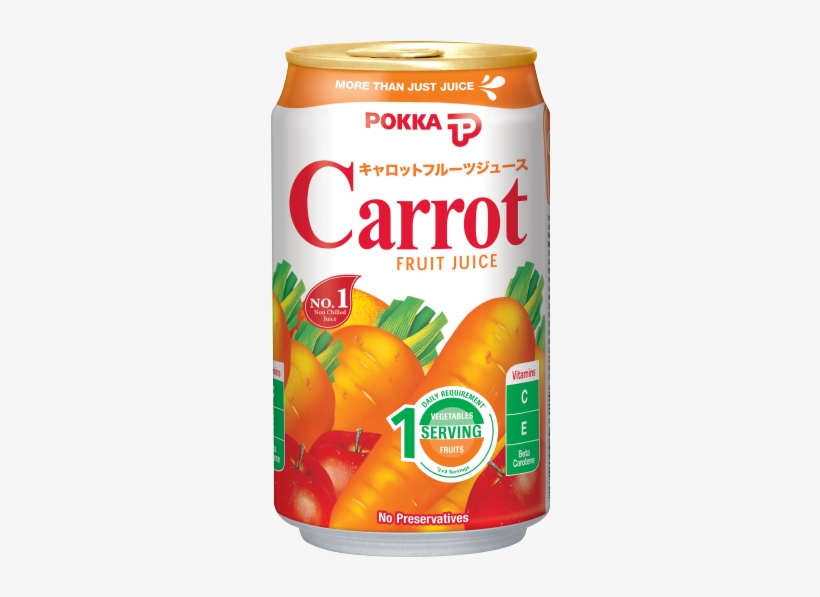 Carrot Fruit Juice - Pokka Carrot Fruit Juice, transparent png