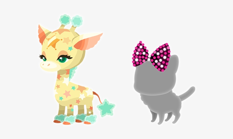 Offer Giraffestar [yellow] And Starry Night Ribbon - Wiki, transparent png