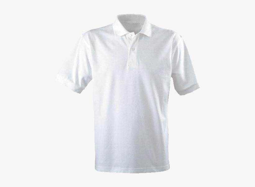 Polo Shirt Transparent Png - Plain White T Shirt With Collar, transparent png
