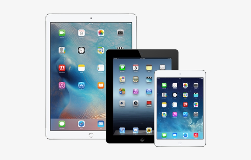 Ipad Repairs - Ipad Pro Next To Ipad Mini, transparent png