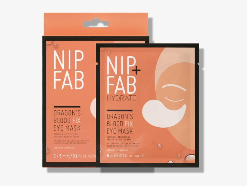 Dragon's Blood Fix Eye Masks - Nip + Fab Party-prep Glycolic Set, transparent png