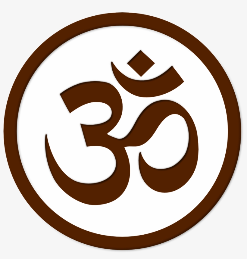 Om Simbolo Symbol Aum Yoga Namaste Peace Sign Cnd Logo - Om Symbol In Circle, transparent png