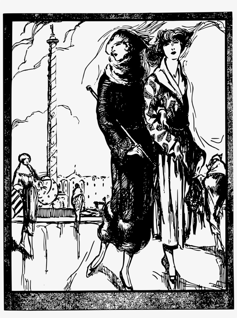 This Free Icons Png Design Of Stylish Girls Stroll, transparent png