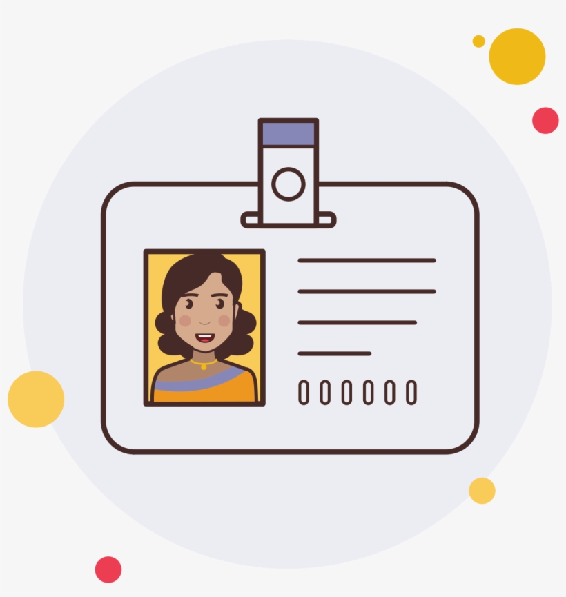 Id Indian Girl Icon - Circle, transparent png