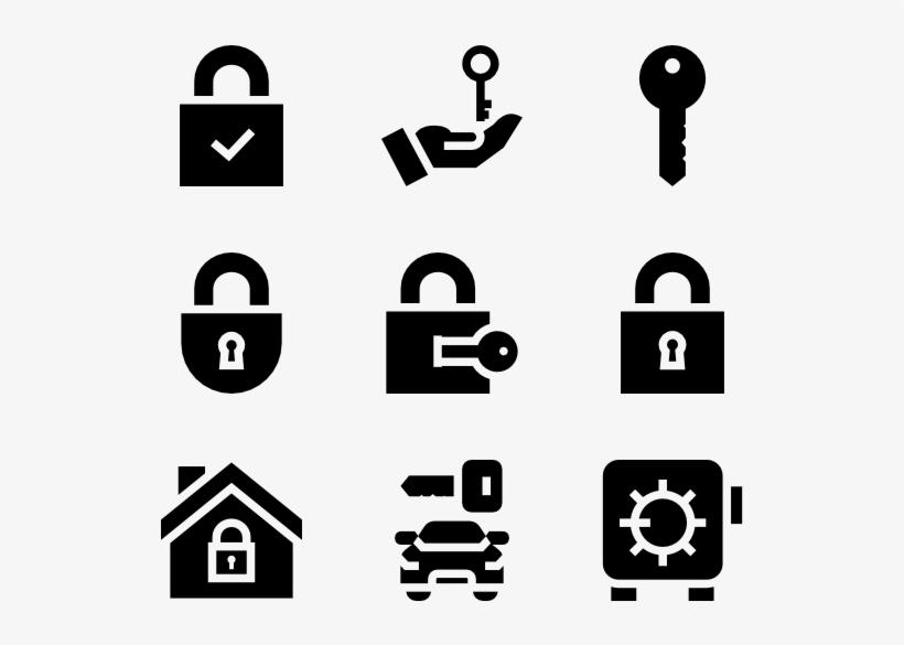Keys Locks - Key And Lock Icon, transparent png